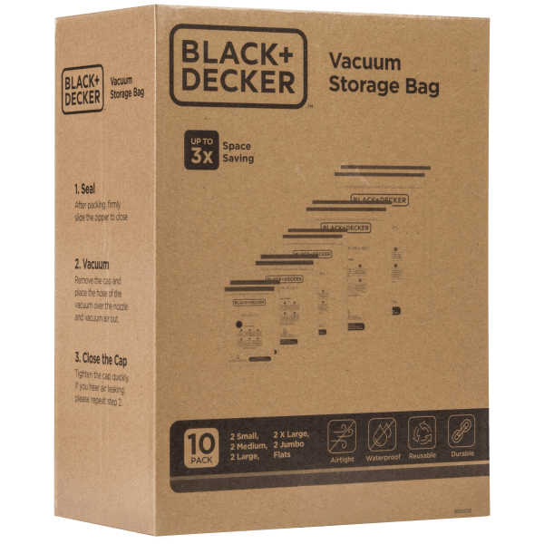 Black & Decker Vacuum Storage Bags (Pack Of 3)