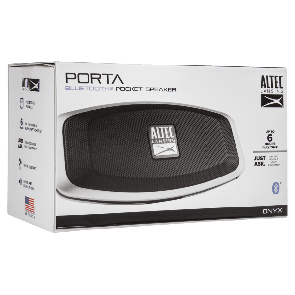 altec lansing porta bluetooth pocket speaker