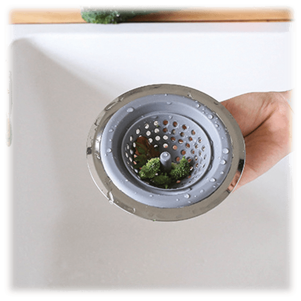 SideDeal 2Pack ClogFree Kitchen Sink Strainer by Two Elephants