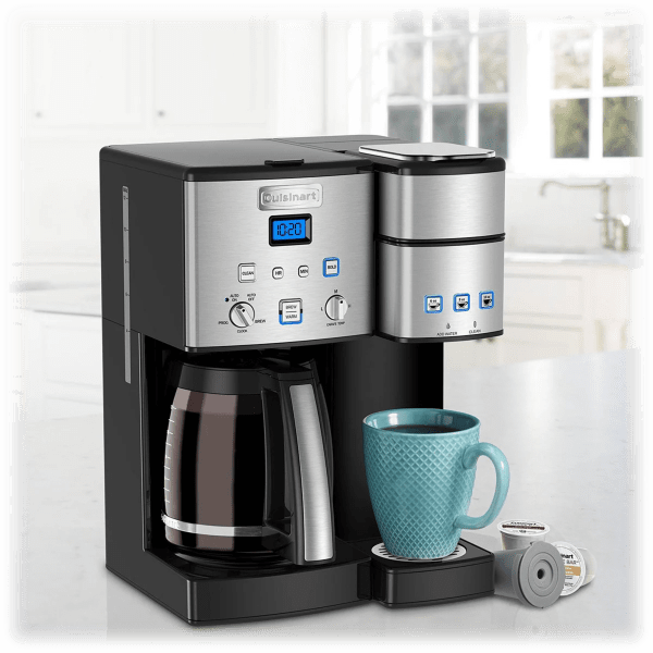 Morningsave Cuisinart Coffee Center 10 Cup Thermal Coffeemaker And Single Serve Brewer 0944