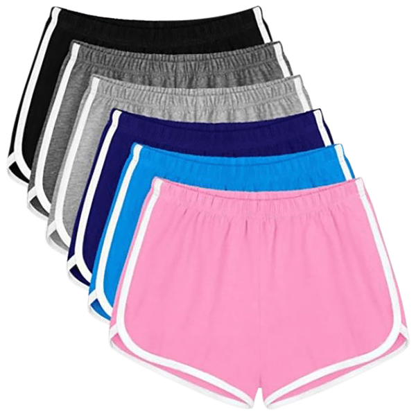 MorningSave 5Pack Women's Assorted Active Athletic Yoga Shorts