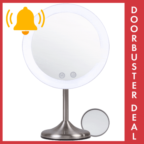 MorningSave Conair Unbound Cordless LED Lighted Mirror