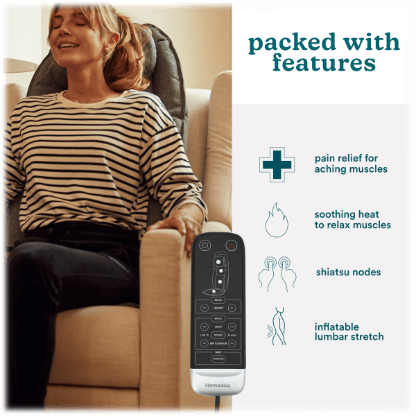 MorningSave HoMedics Total Recline Shiatsu Massage Cushion