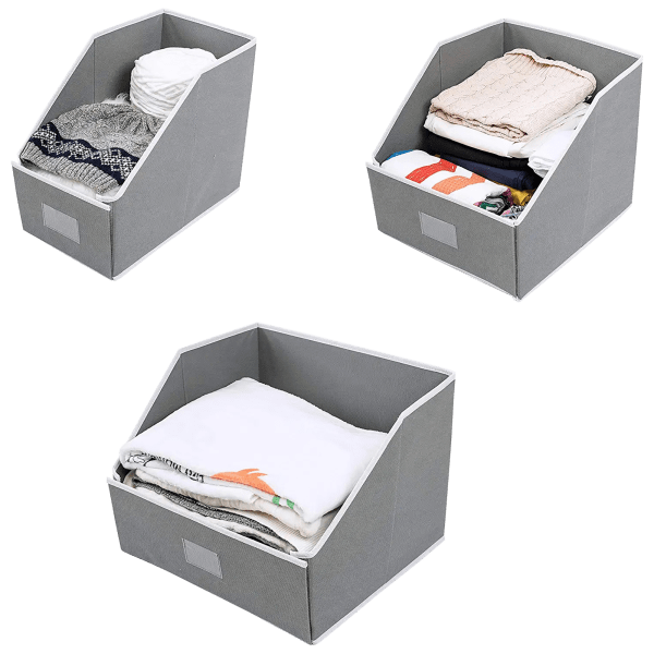 MorningSave Woffit 3Piece Linen Closet Storage Organizers