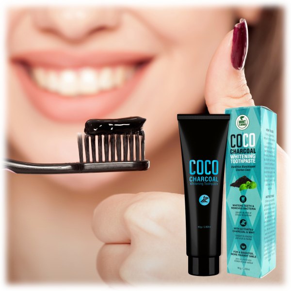 MorningSave Coco Charcoal Teeth Whitening Set