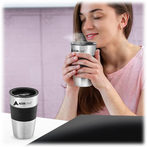 MorningSave 2Pack AdirChef Travel Coffee Mug