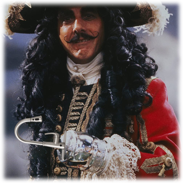 Meh Dalmo Brushed Nickel Touchless Kitchen Faucet with Pull Down Sprayer