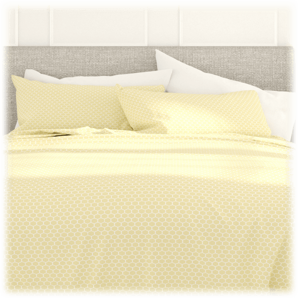 MorningSave 4Piece Cloth and Gable Bed Sheet Set Ultra Soft with