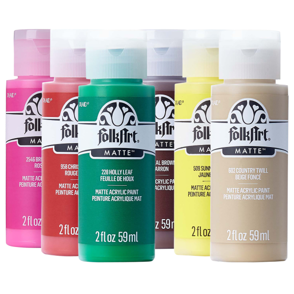 MorningSave 6Pack Brand Name Craft Paints