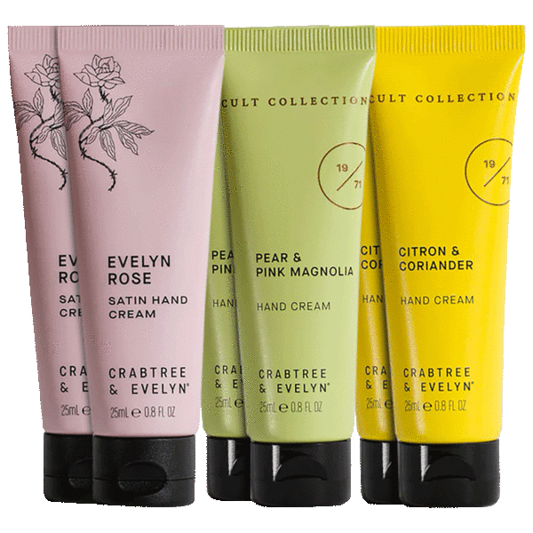 SideDeal 6Pack Crabtree & Evelyn TravelSize Hand Creams