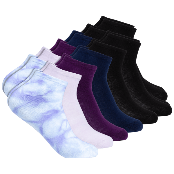 Morningsave 12 Pack Laundry By Shelli Segal Womens Low Cut Socks 4970