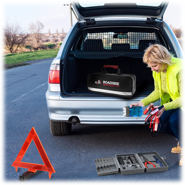 MorningSave: Kolo Sports 156-Piece Roadside Emergency Car Kit