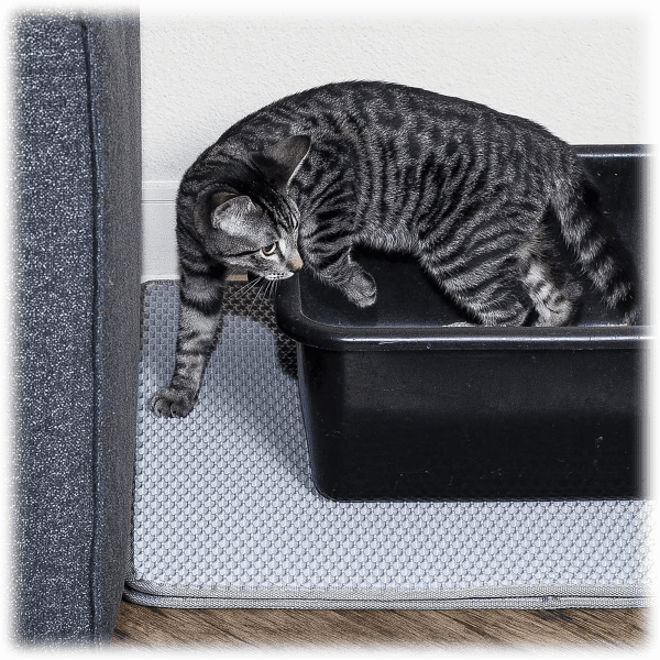 MorningSave Paws & Pals Ground Guard Litter Mat Non Slip Surface