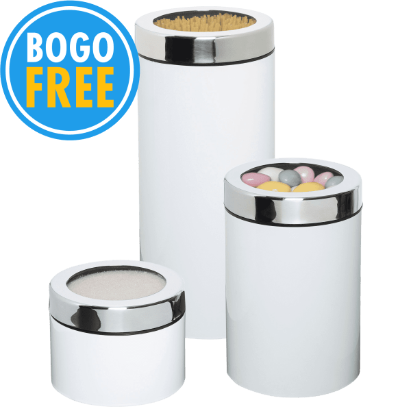 MorningSave 3Piece Honey Can Do Retro Metal Canister Set