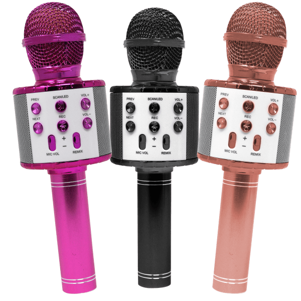 MorningSave Tech Theory Karaoke LED Microphone with Wireless Speaker