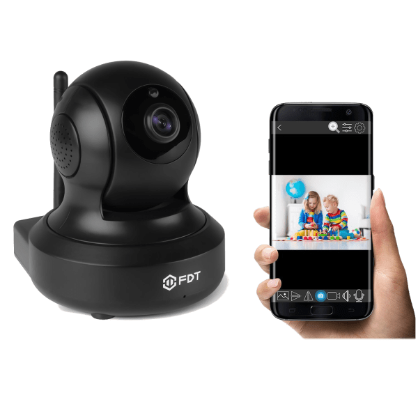 MorningSave FDT 1080p Pan & Tilt WiFi Camera with TwoWay Audio