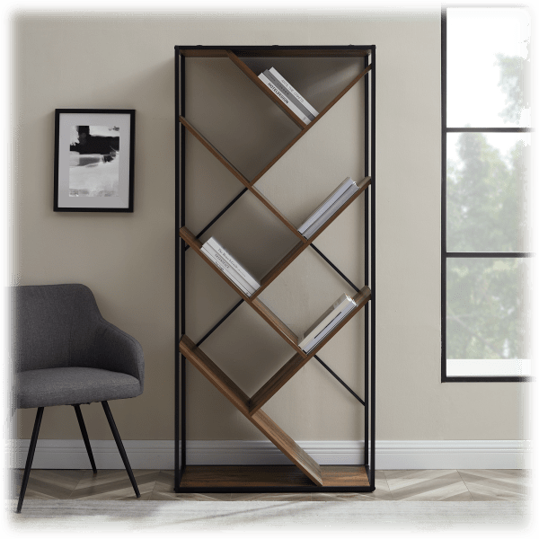 MorningSave Walker Edison 68" V Bookshelf