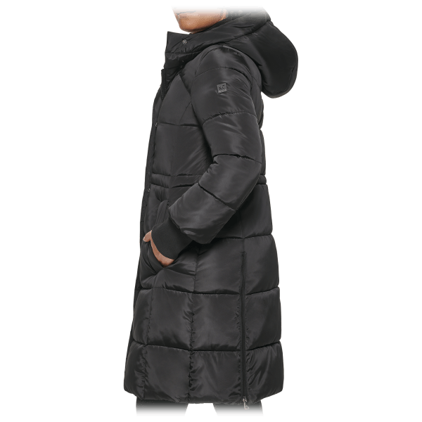 MorningSave: Kenneth Cole New York 3/4 Length Hooded Puffer Jacket