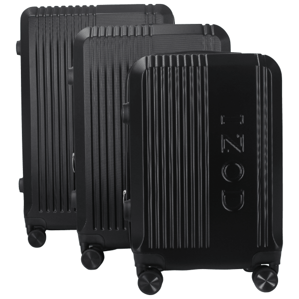 MorningSave: IZOD Zane 3-Piece Expandable ABS Luggage Set