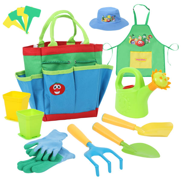 SideDeal 16Piece VeggieTales Kids Gardening Set