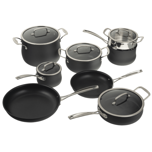 Morningsave Cuisinart 13 Piece Contour Hard Anodized Cookware Set