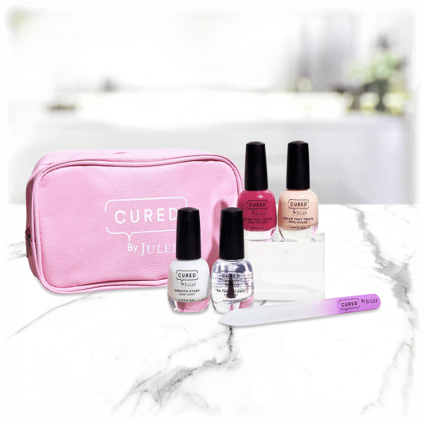 MorningSave Cured by Julep 5Piece Nail Treatment and Color Manicure Kit