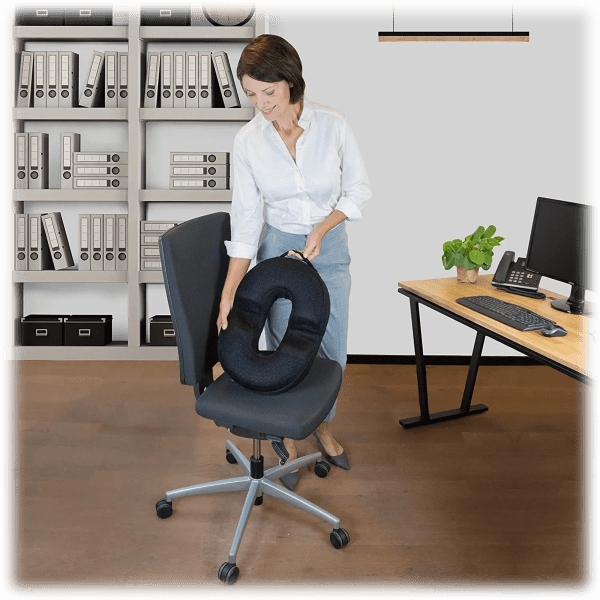 MorningSave Bonstato Firm Orthopedic Memory Foam Donut Pillow