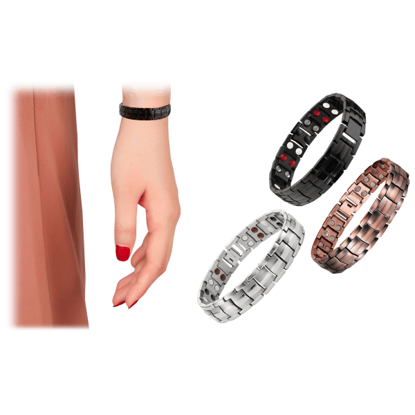 MorningSave Titan Stainless Steel Energy Therapy Bracelet For