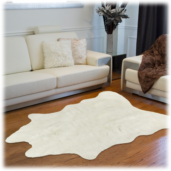 LUXE Faux Cowhide Rug