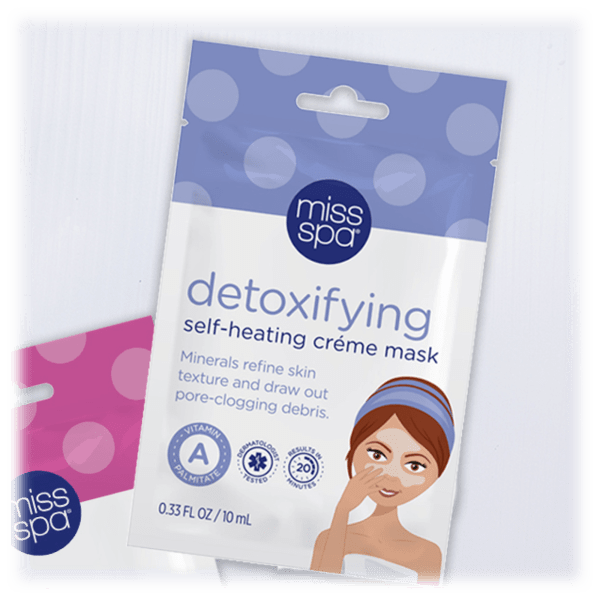 MorningSave 8Pack Miss Spa Detoxifying Self Heating Facial Crème Mask