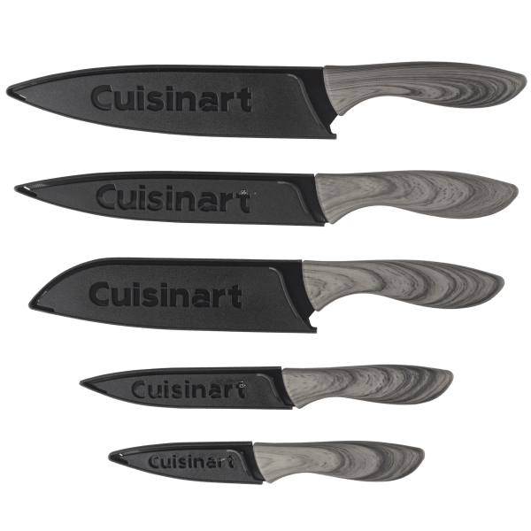 Cuisinart Wood Ceramic Knives, Set of 10