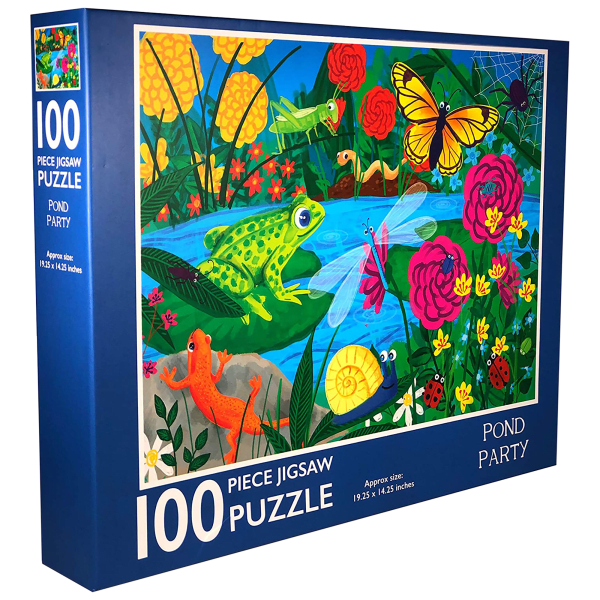 Meh: 3-Pack of Page Publications 100 Piece Puzzles