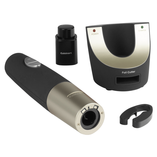 MorningSave Cuisinart Cordless Wine Opener with Foil Cutter and Vacuum