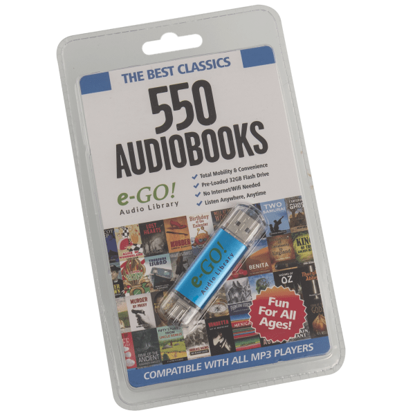 eGo 550 Audiobooks on 32GB Flash Drive