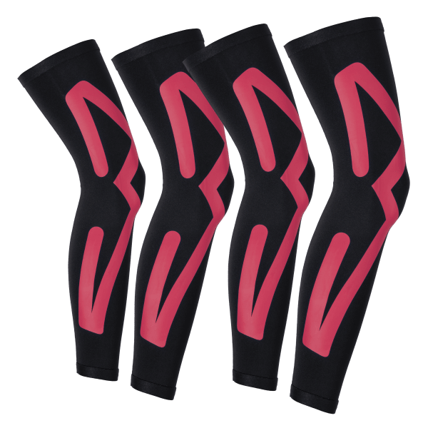 SideDeal 2Pairs Extreme Fit Kinesio Tape Knee And Calf Compression