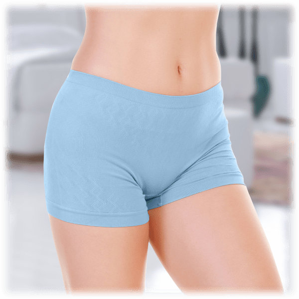 MorningSave 6Pack Angelina Seamless Microfiber Boyshort Panties with