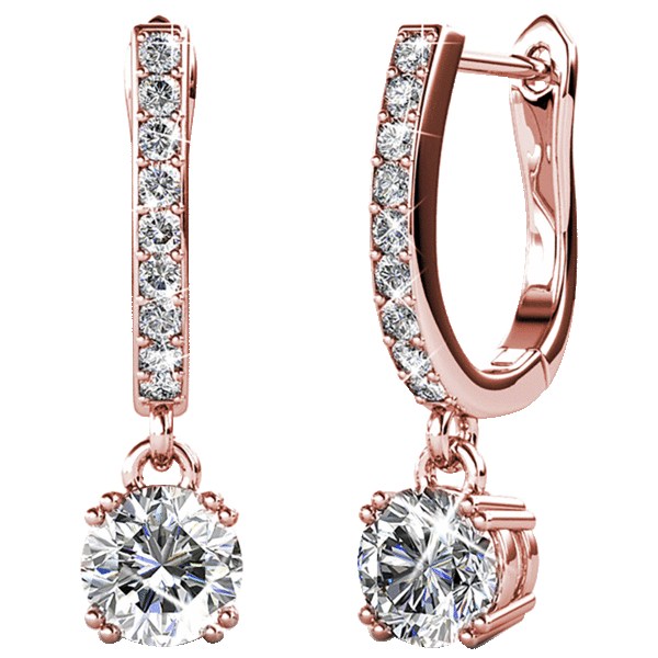 MorningSave Cate & Chloe McKenzie Swarovski Crystal Earrings with