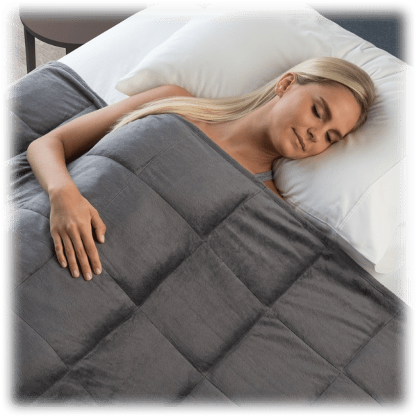 MorningSave Sharper Image Calming Comfort 20lb Plush Velveteen