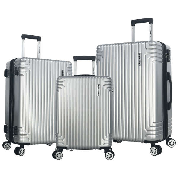 MorningSave Olympia USA Gulliver 3 Piece Hardside Spinner Luggage Set