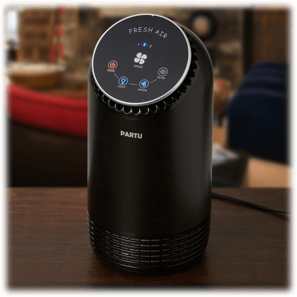 Meh Partu BS08 True HEPA Air Purifier with Night Light