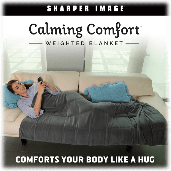 MorningSave Sharper Image Calming Comfort Weighted Blankets 15 lbs