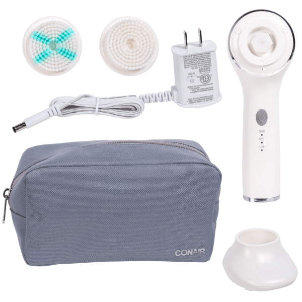 True Glow Sonic Facial Brush Kit By Conair Meh: Conair True Glow Sonic Facial Brush Kit