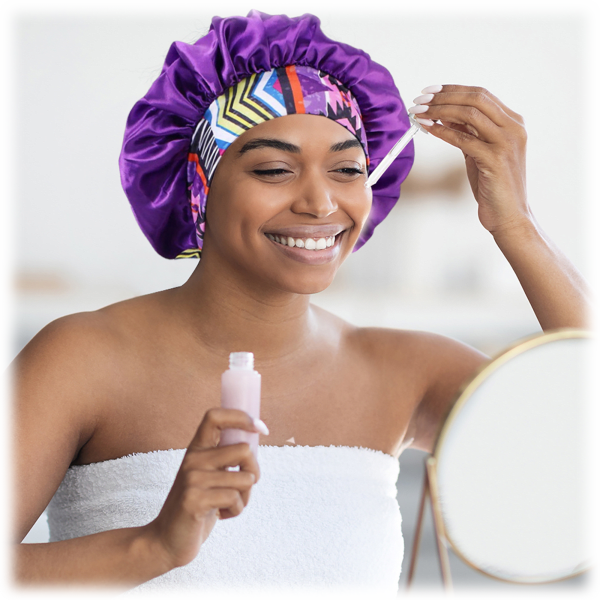 SideDeal 6Pack Miley Cosmetics Silky Satin Head Scarf Hair Wrap