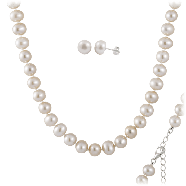 Morningsave Splendid Pearls 8 8 5mm Freshwater Pearl Necklace