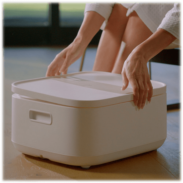 MorningSave Sharper Image SpaHaven Heated Foot Bath with Massage Rollers