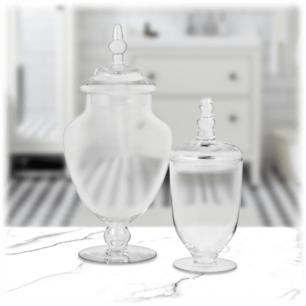 MorningSave Apothecary Jars 2Piece Set