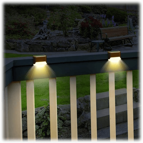 SideDeal 16Pack Boundary Solar Waterproof LED Deck Lights