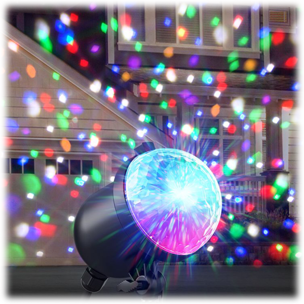 MorningSave 2Pack ION Holiday Party Plus Multicolor Projected Lights