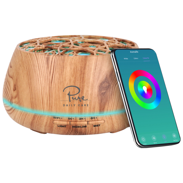 Meh Harmony Smart WiFi Diffuser with Bluetooth Speaker & Essential Oils