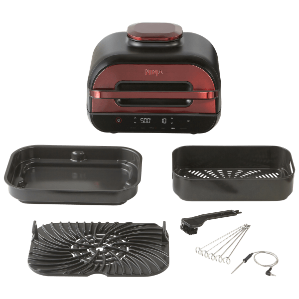SideDeal Ninja FG551Q Foodi Smart XL Indoor Grill & Air Fryer with BuiltIn Thermometer